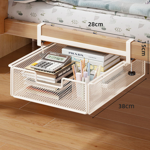Unterbett ausziehbare atmungsaktive Metallgitter-Aufbewahrungsdrawer mit verstellbarem Clamp