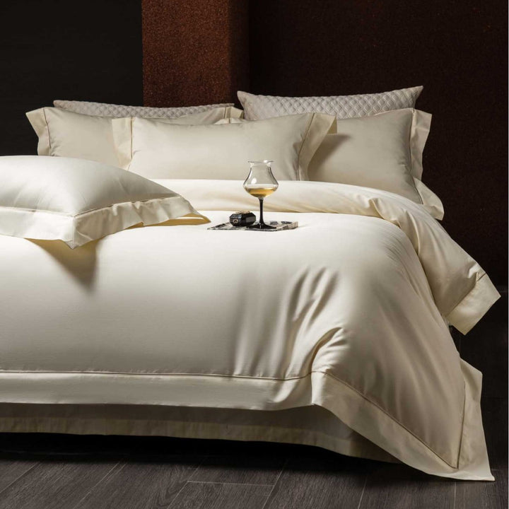 Ultra-weiches Satin Bettbezug- und Kissenbezug-Set