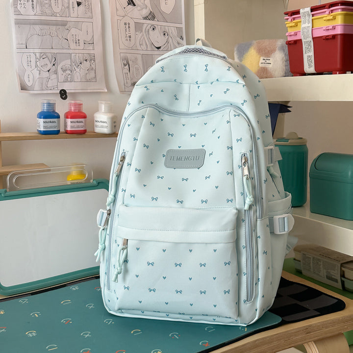 Verspielter bedruckter Rucksack