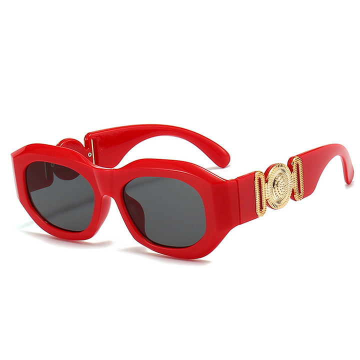 Elegante sechseckige Rahmen-Sonnenbrille