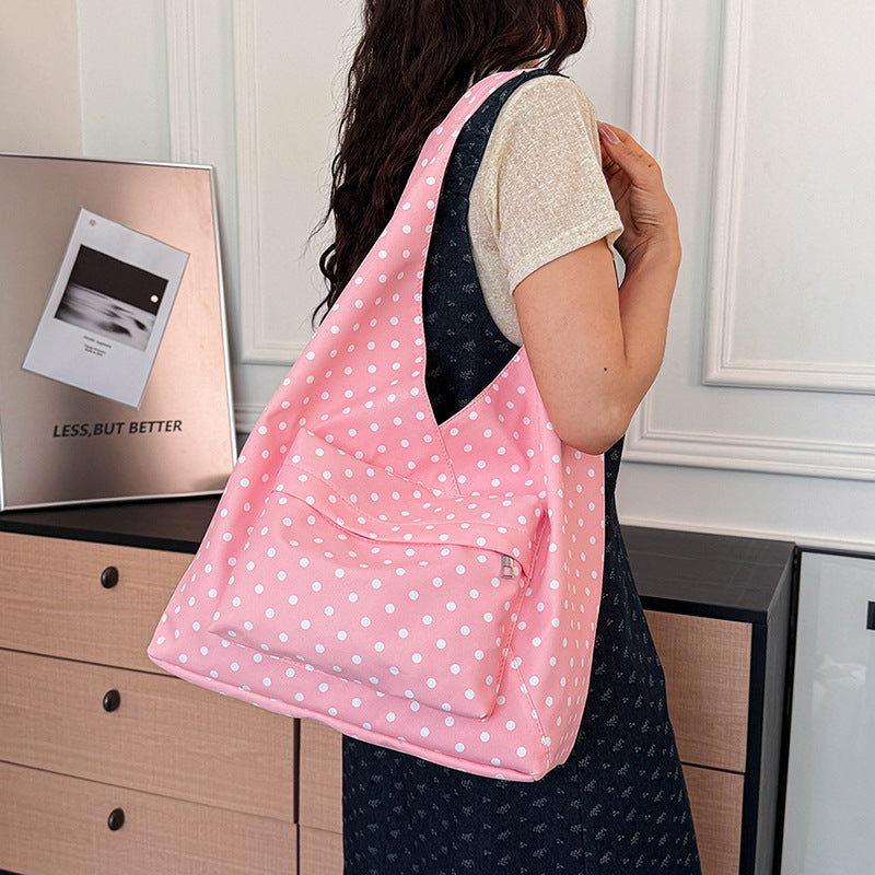 Polka Dot Hobo Tasche
