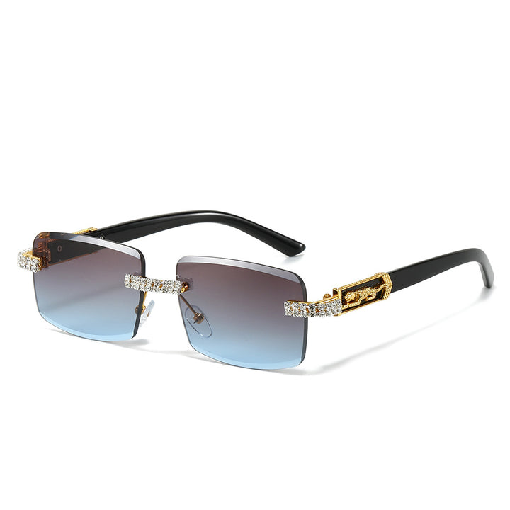Dekorativer quadratischer Rahmen Modetrends Sonnenbrille Karnz