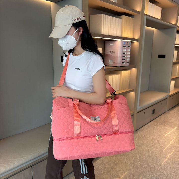 Stilvolle gesteppt Reis-Duffle Karnz