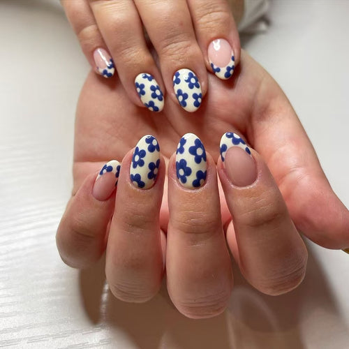 Florale Nagelkunst Sticker