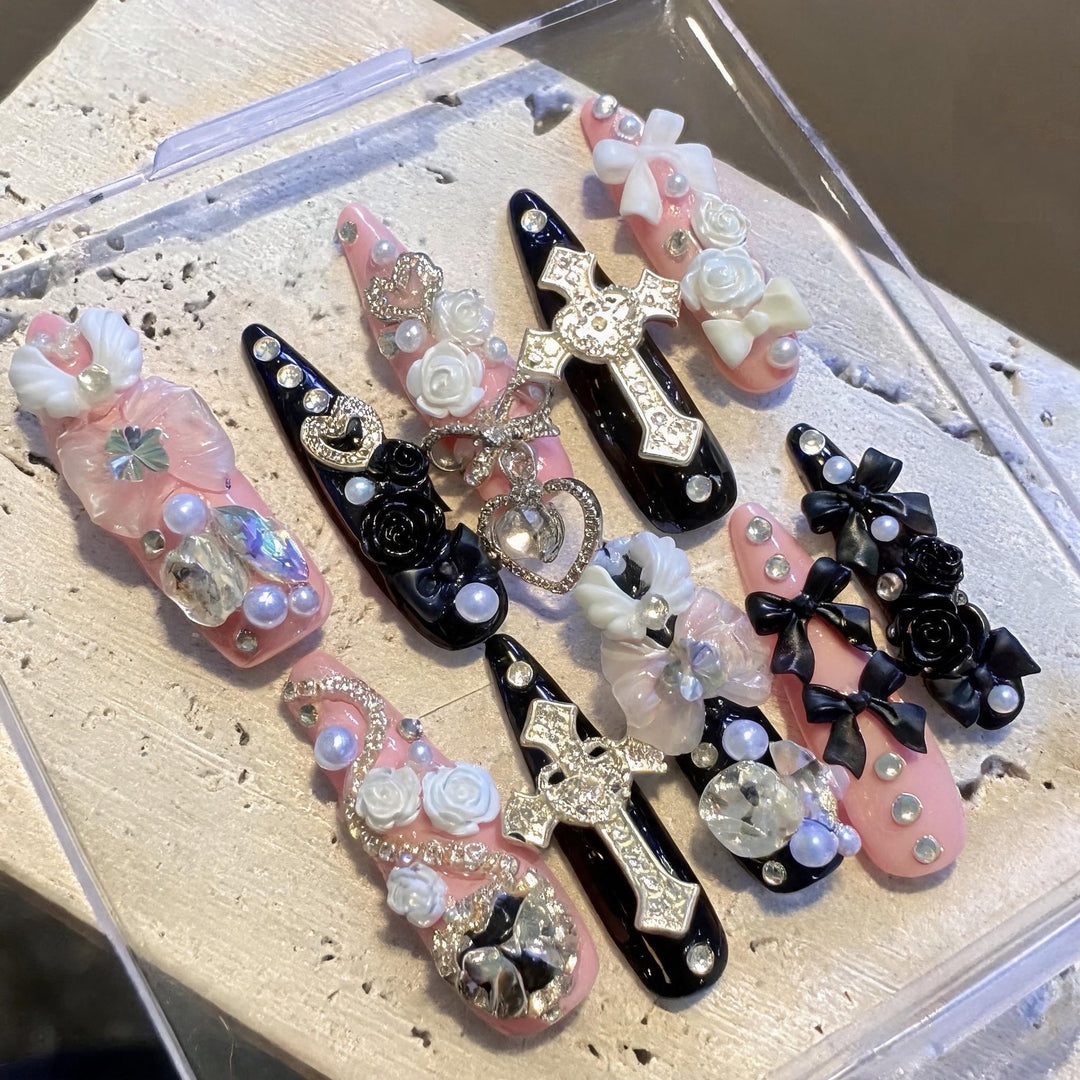 Dekorative Nagelclips