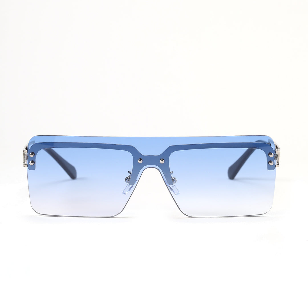 Damen oversized Sonnenbrille mit modernem geometrischem Design Karnz