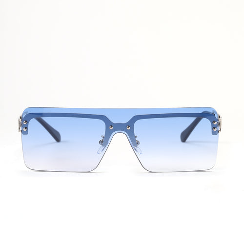Damen oversized Sonnenbrille mit modernem geometrischem Design Karnz