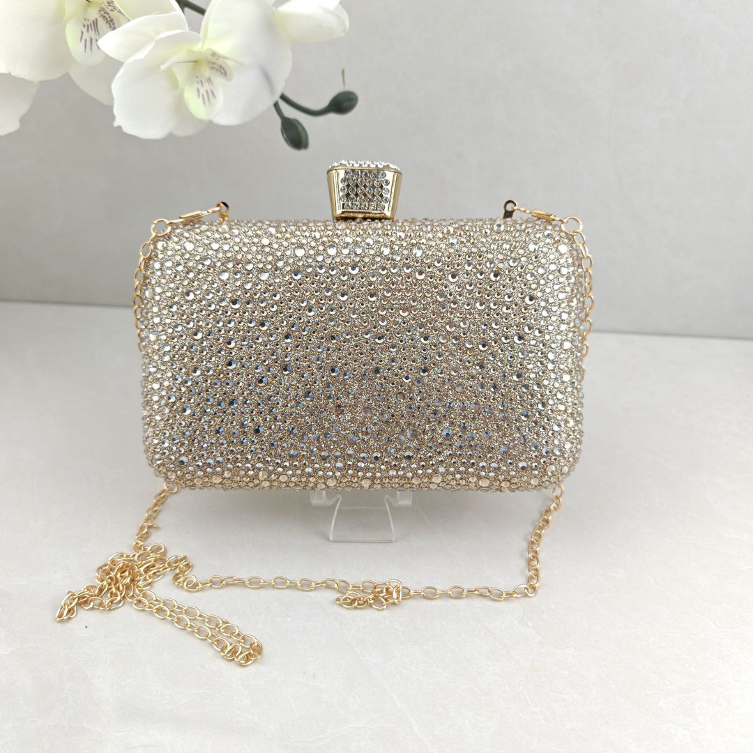 Glänzende Abend Clutch
