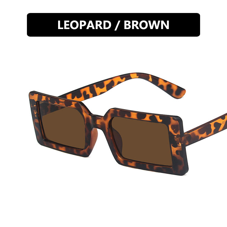 Damen quadratische Sonnenbrille mit modernem, breitem Rahmen und schützendem UV-Filter Karnz
