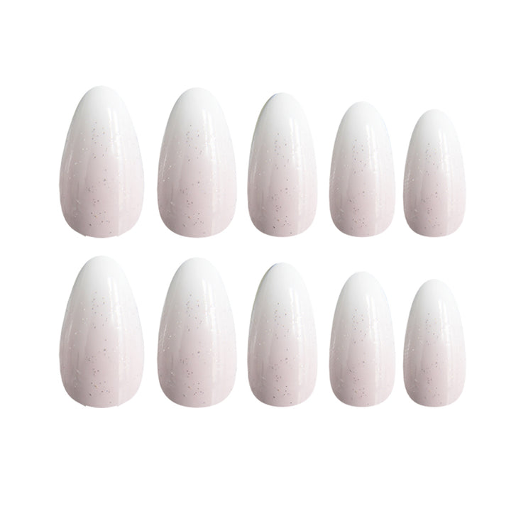 Glamouröse Ombre Glitter Nagelverlängerungen Karnz