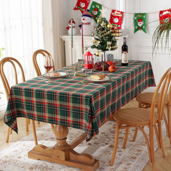 Klassische Karierte Tischdecke