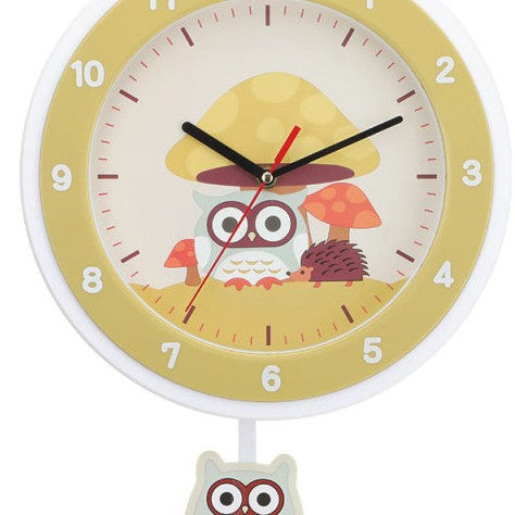 Wanduhr mit buntem Tierdesign Karnz