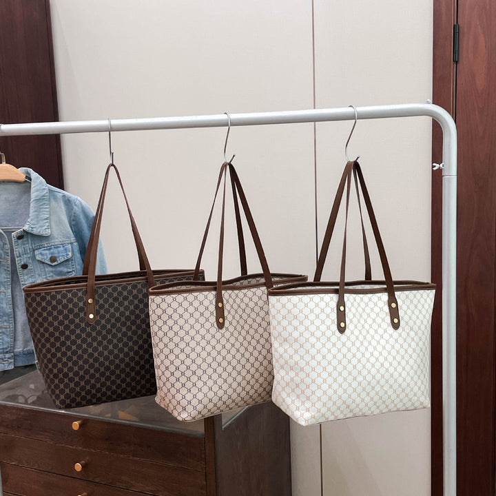 Elegante geometrische Druck-Umhängetasche