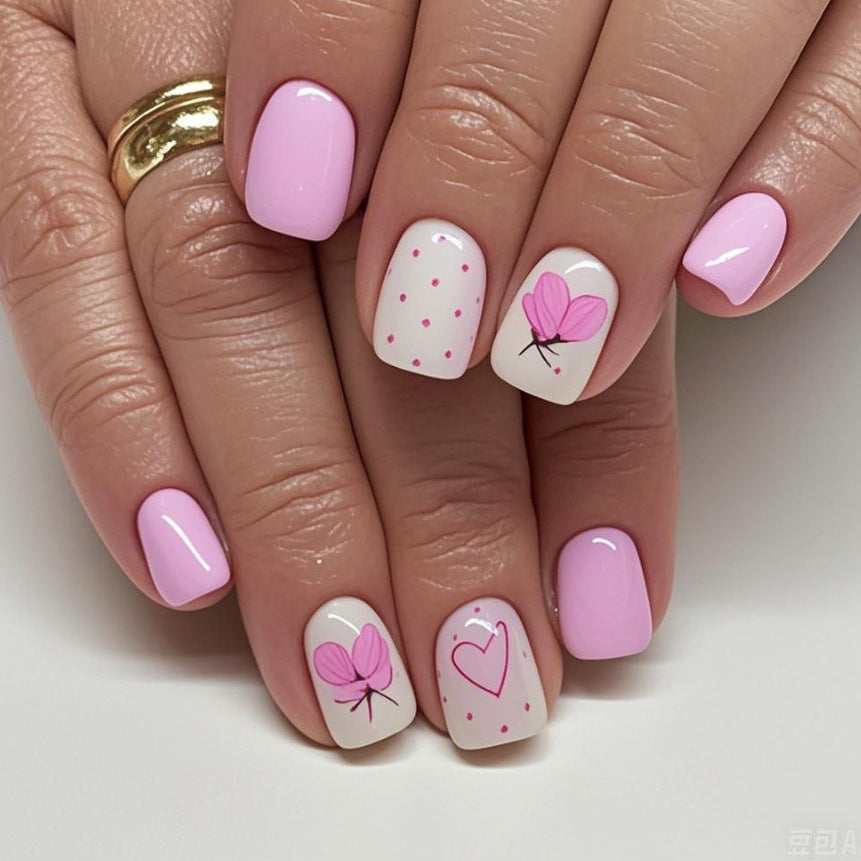 Kreatives Florales Acrylnagelkunstset Karnz