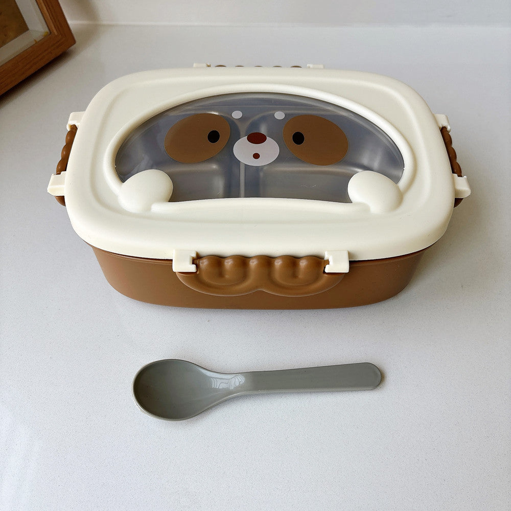 Niedlicher tierisches Bento-Mahlzeitbehälter