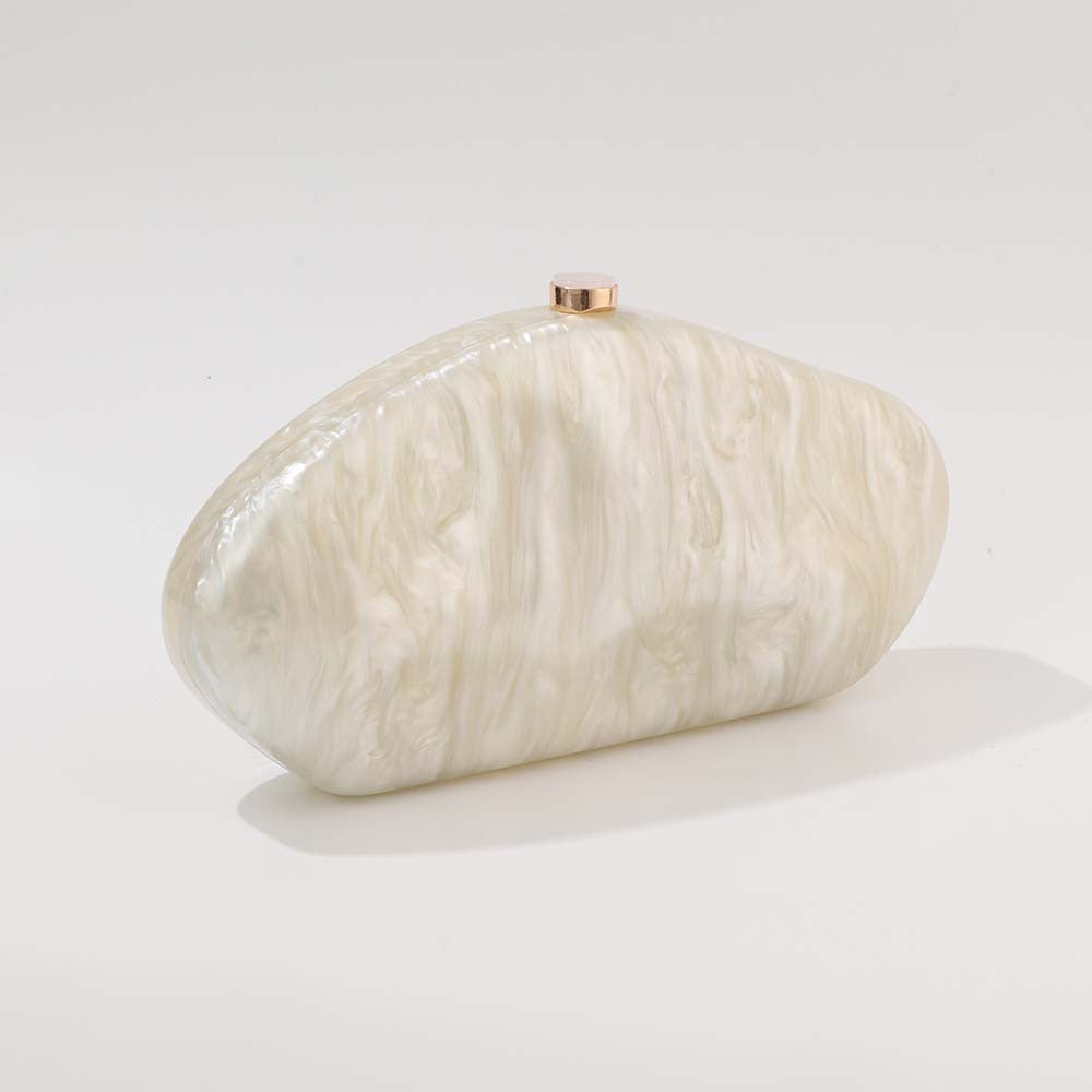 Moderne marmorierte Clutch Tasche