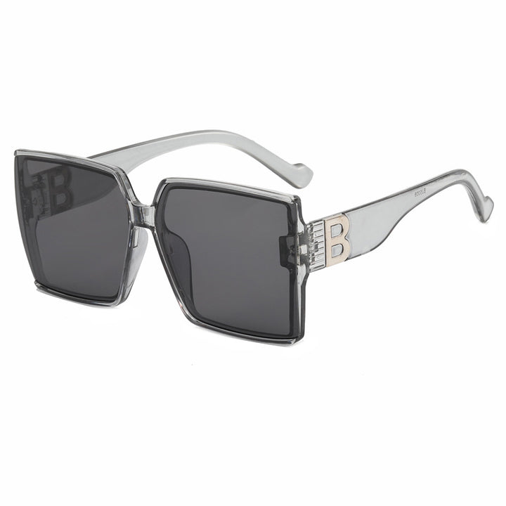 Damen Oversized-Sonnenbrille mit luxurious Detail Karnz