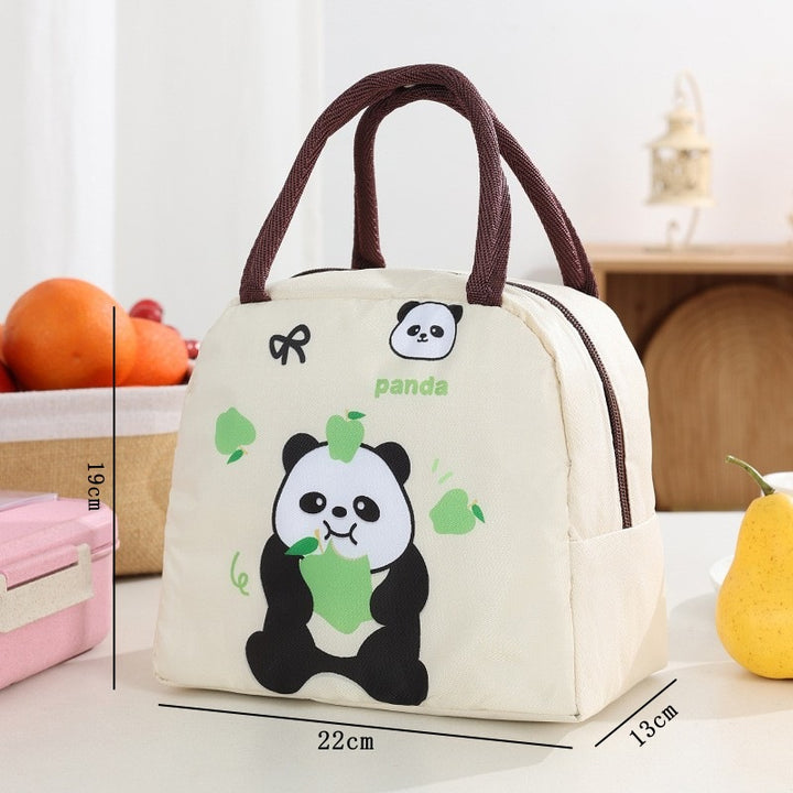 Süße katzenmotivierte isolierte Lunch-Tasche Karnz