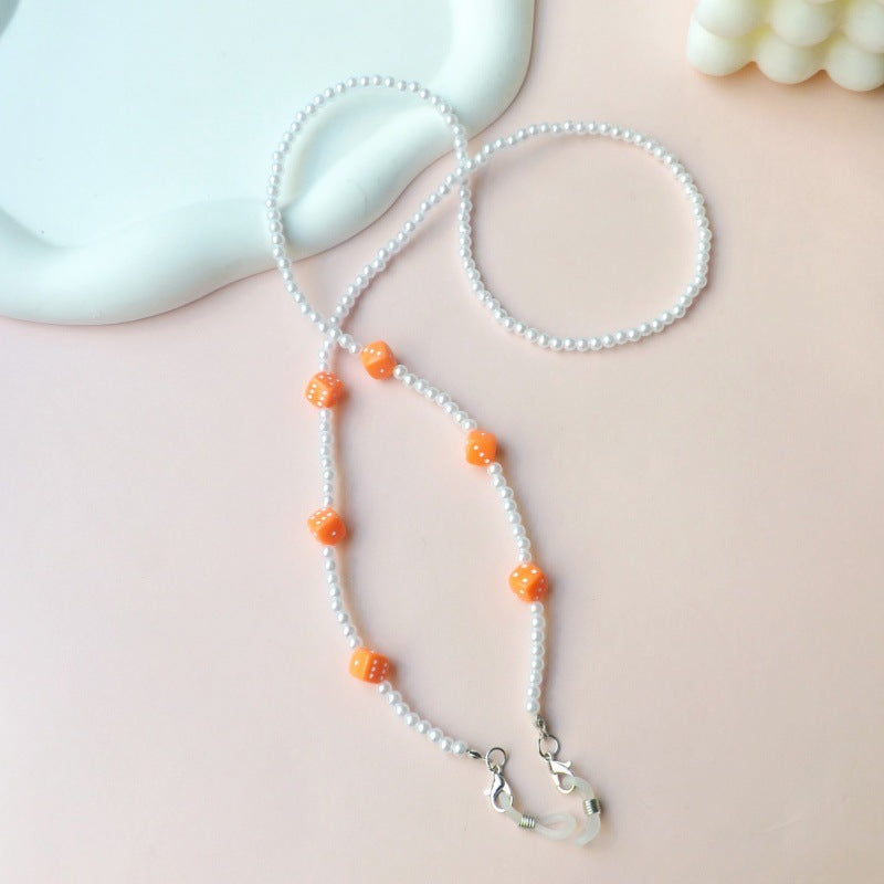 Elegante Perlen-Brillenkette Karnz