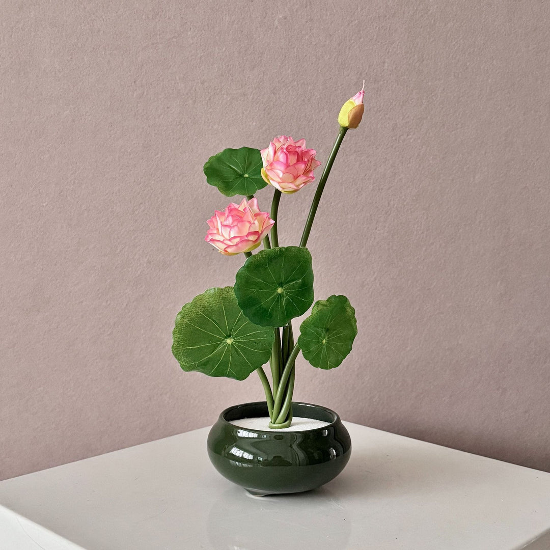 Künstlicher Lotusblumenstrauß Karnz