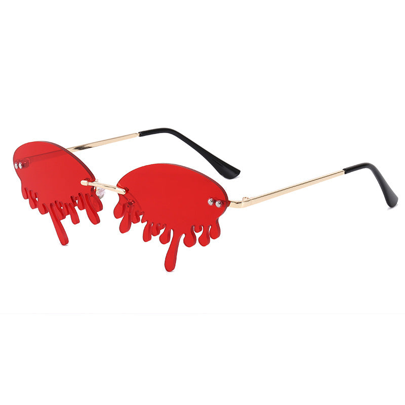 Damen Sonnenbrille mit kreativem Tropfen-Design Karnz