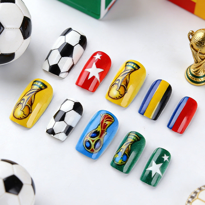 Sport-Themen Nagelkunst Set Karnz