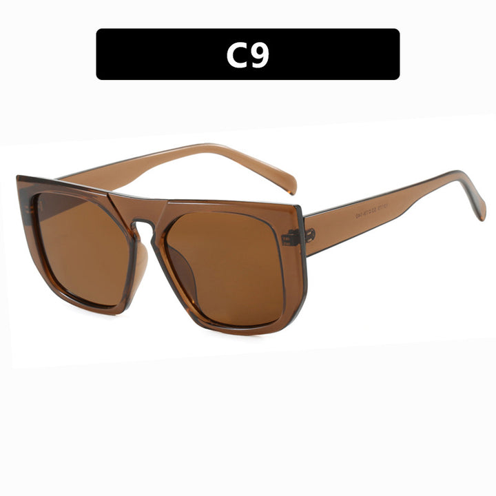 Damen quadratische Fashion Sonnenbrille Karnz