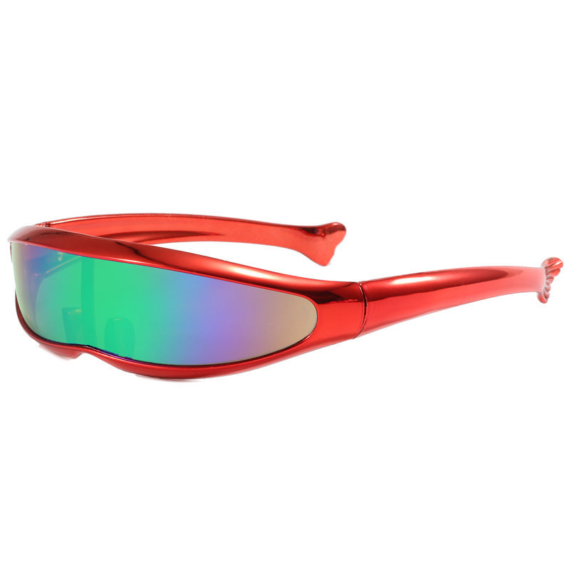 Damen Sportliche Sonnenbrille mit ergonomischem Design und verspiegelten Gläsern Karnz