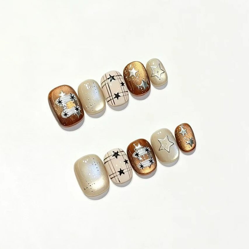 Stylische Nagelkunst Aufkleber Karnz