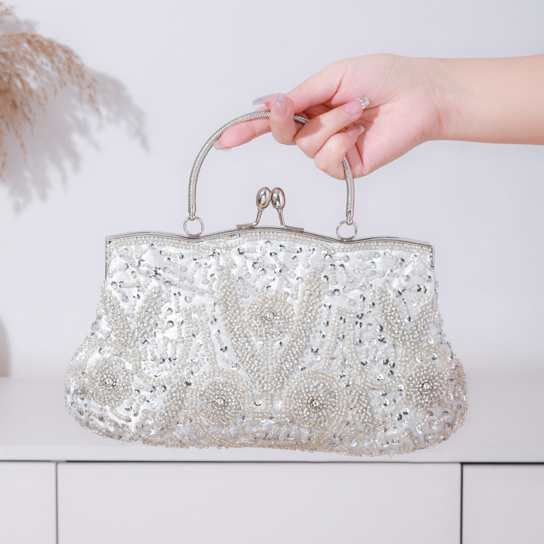 Perlen Abendhandtasche