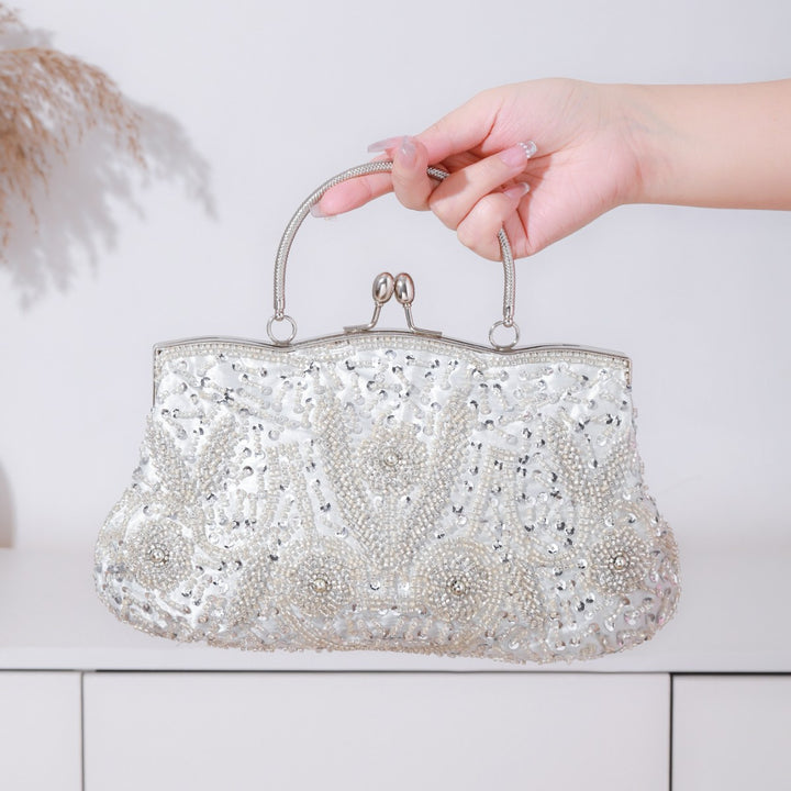 Perlen Abendhandtasche