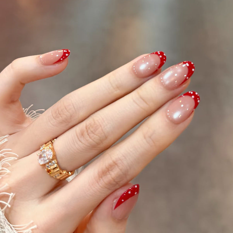 Dekorative French Tip Aufkleber-Nagelkunst Karnz