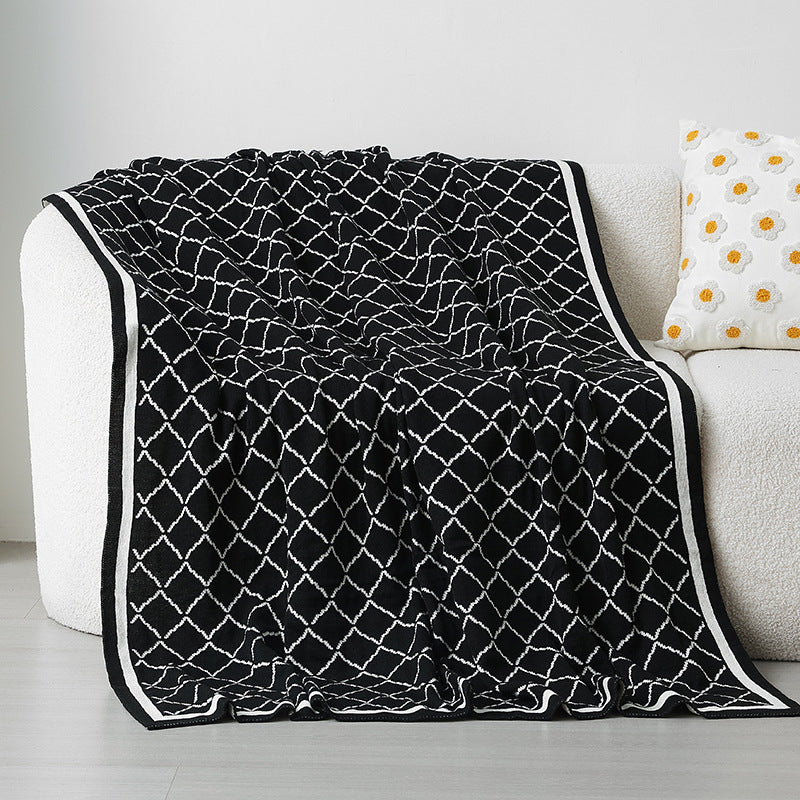 Gemütliche Strickdecke
