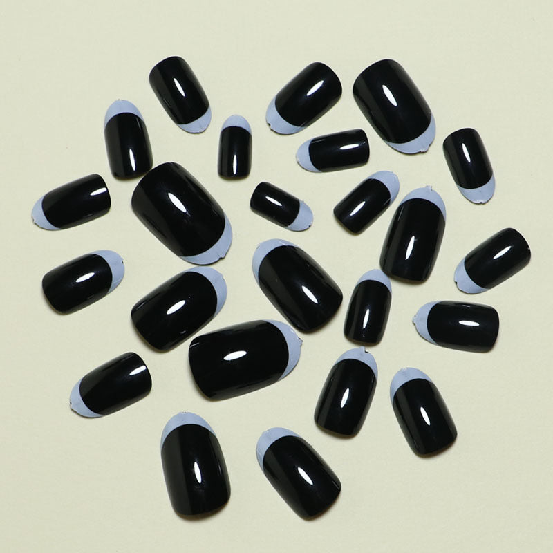 Elegantes French Tip Press-On Nail Set Karnz