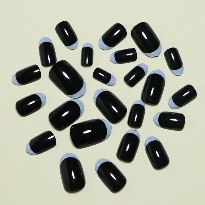 Elegantes French Tip Press-On Nail Set Karnz