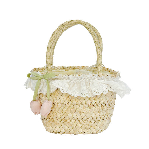 Geflochtene Strohtasche