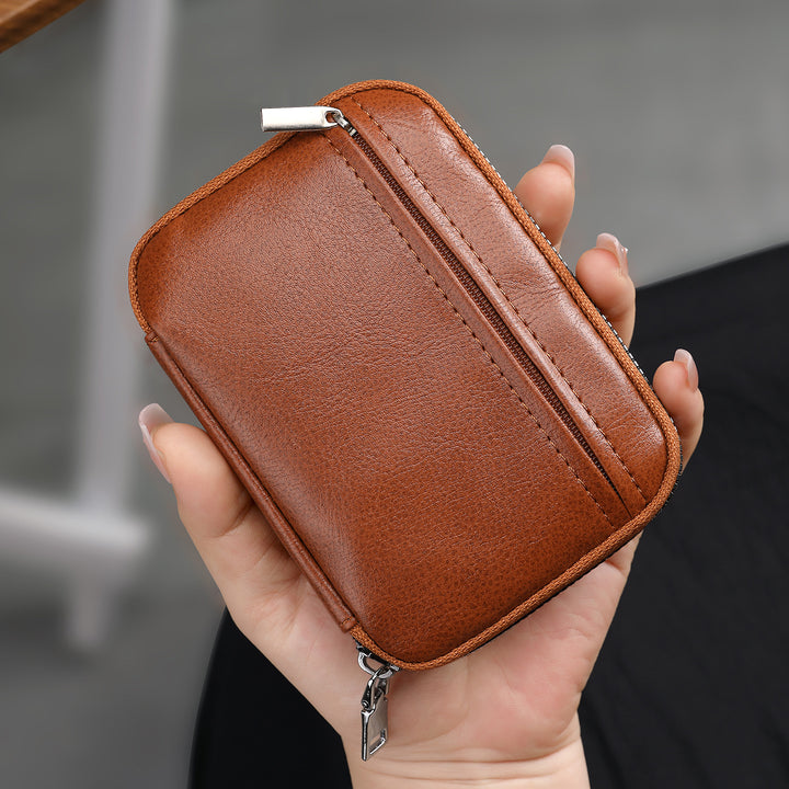 Premium Leder Münzbeutel