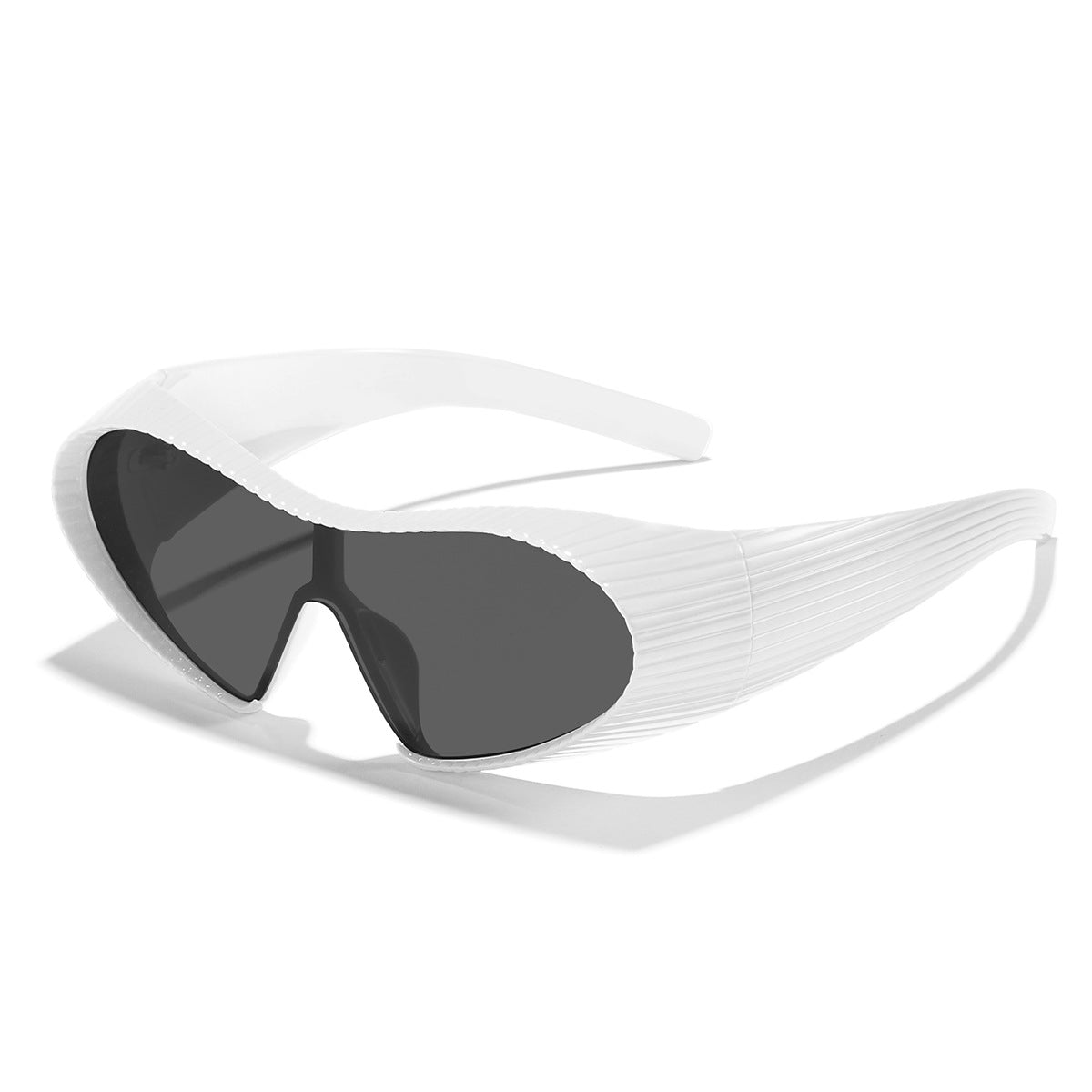 Damen trendy Sportsonnenbrille mit elastischem Rahmen Karnz