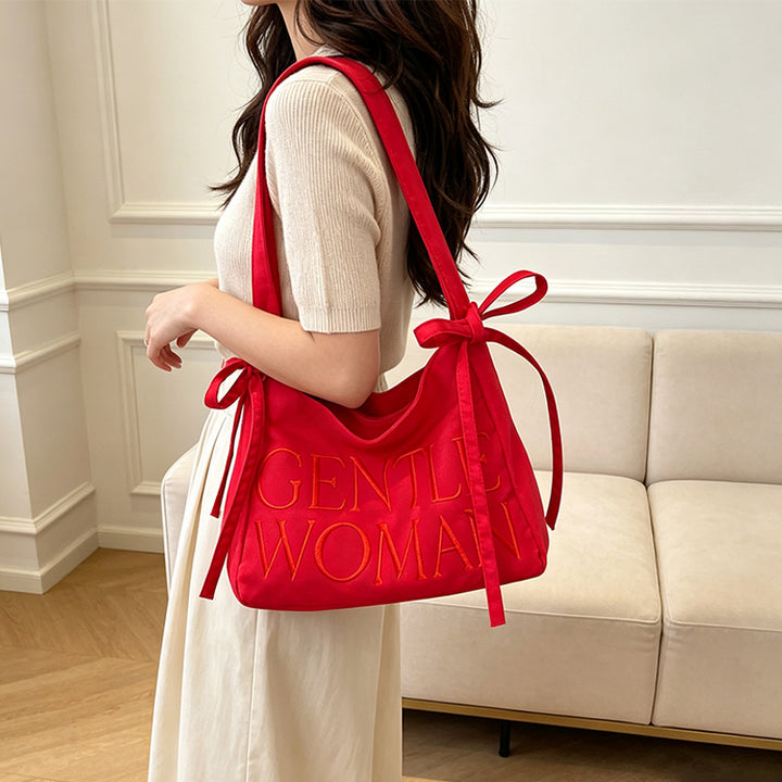Stylische Satin Bucket Bag Karnz