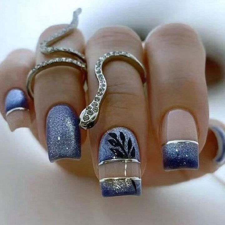 Elegantes Botanisches Nail Art Set Karnz