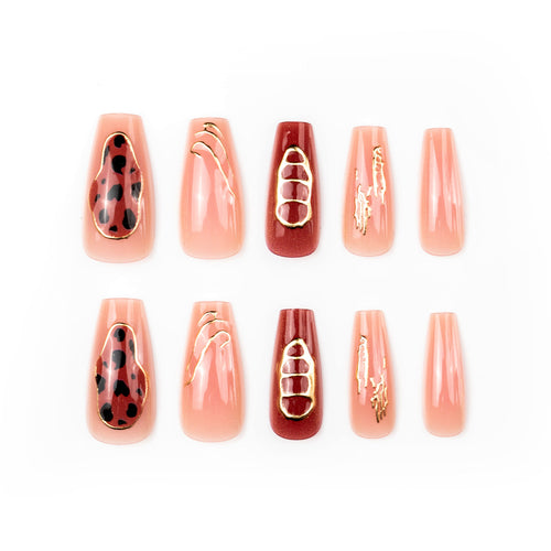 Luxuriöses Künstlerisches Press-On Nagelkunst-Set