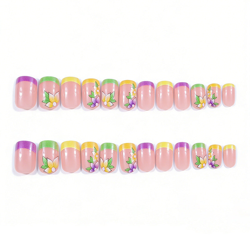Künstlerisches Floral-Nagelkunst-Set Karnz