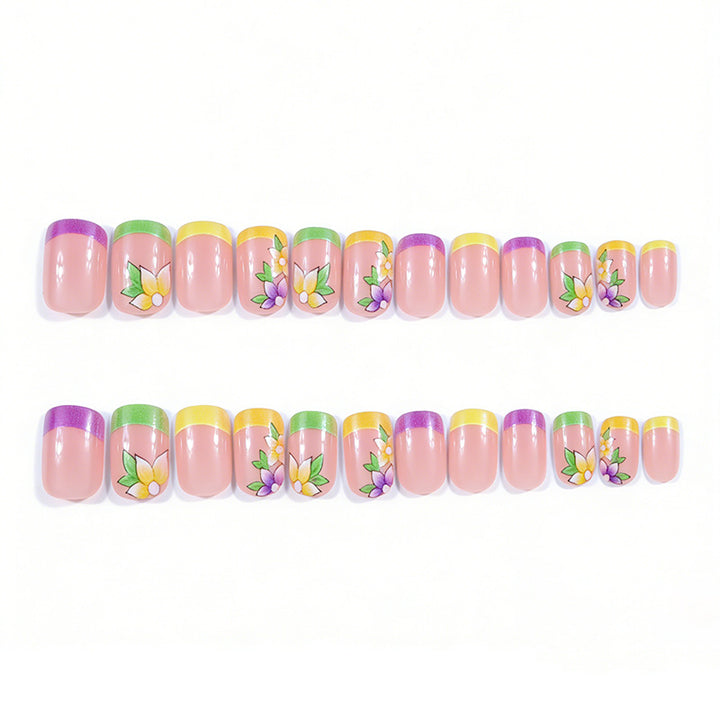 Künstlerisches Floral-Nagelkunst-Set Karnz