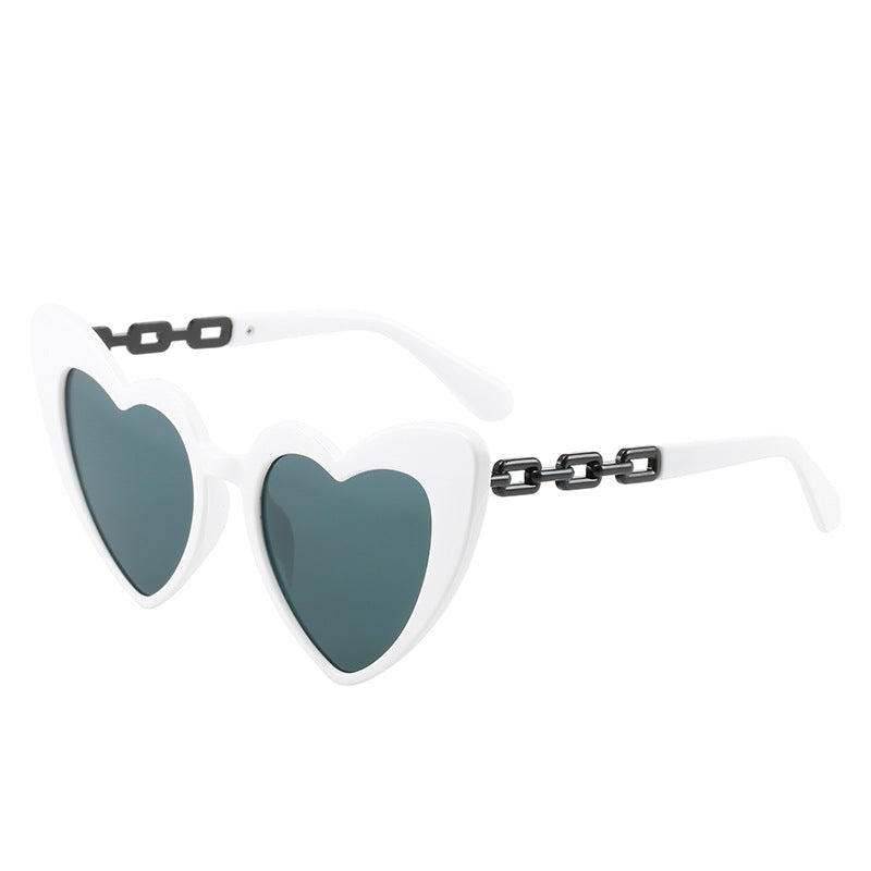 Damen Herzförmige Sonnenbrille Karnz
