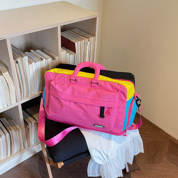 Bunter Mehrfachfach-Reise-Duffelbag