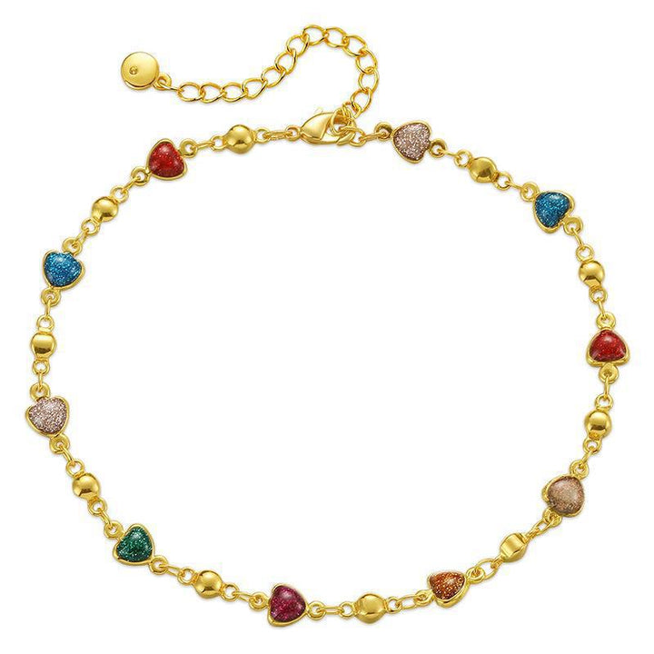 Herz Anhänger Fußkette Karnz