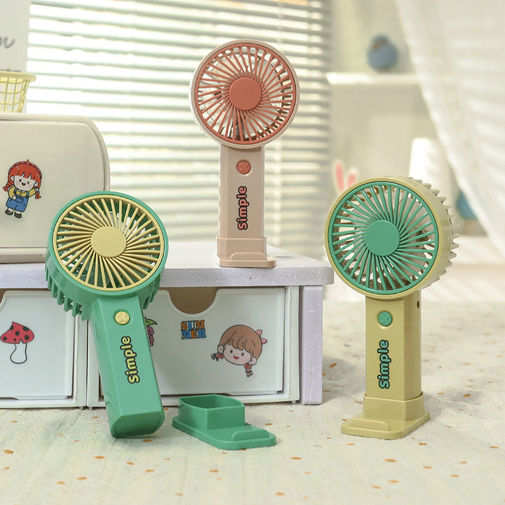 Damen Tragbarer Handventilator mit USB-Ladefunktion und kompaktem Design Karnz