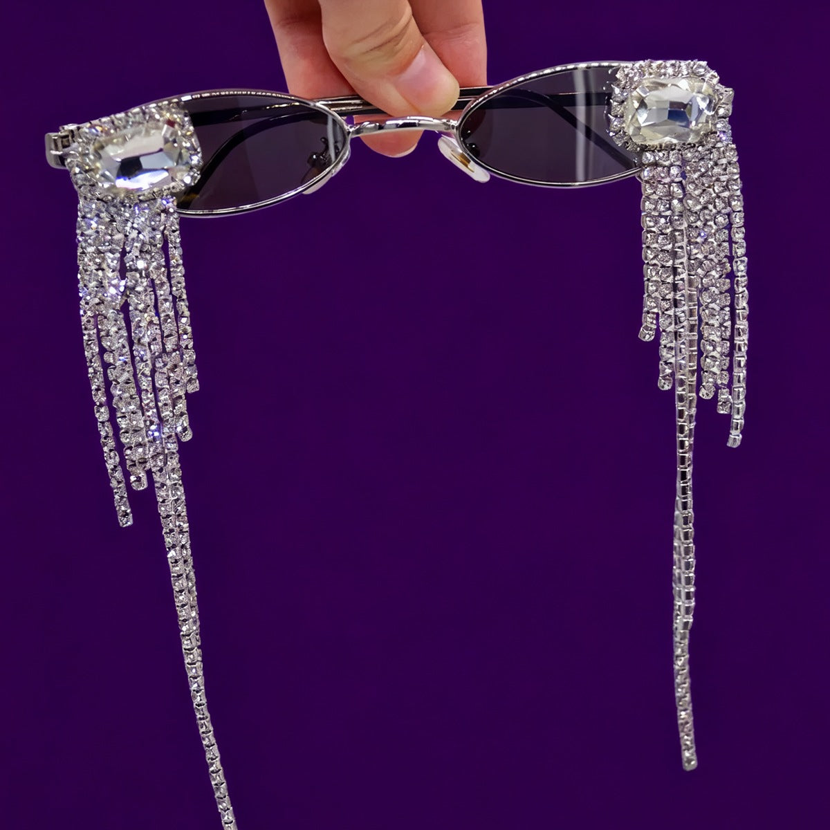 Damen Fashion-Sonnenbrille mit funkelndem Schmuckdetail Karnz