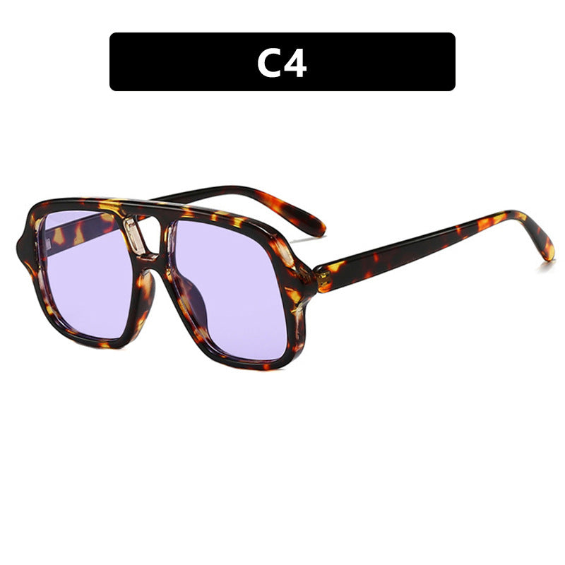 Damen stilvolle oversized Sonnenbrille im schlichten Design Karnz