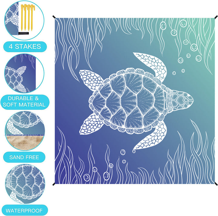 Große tragbare Strandmatte Karnz